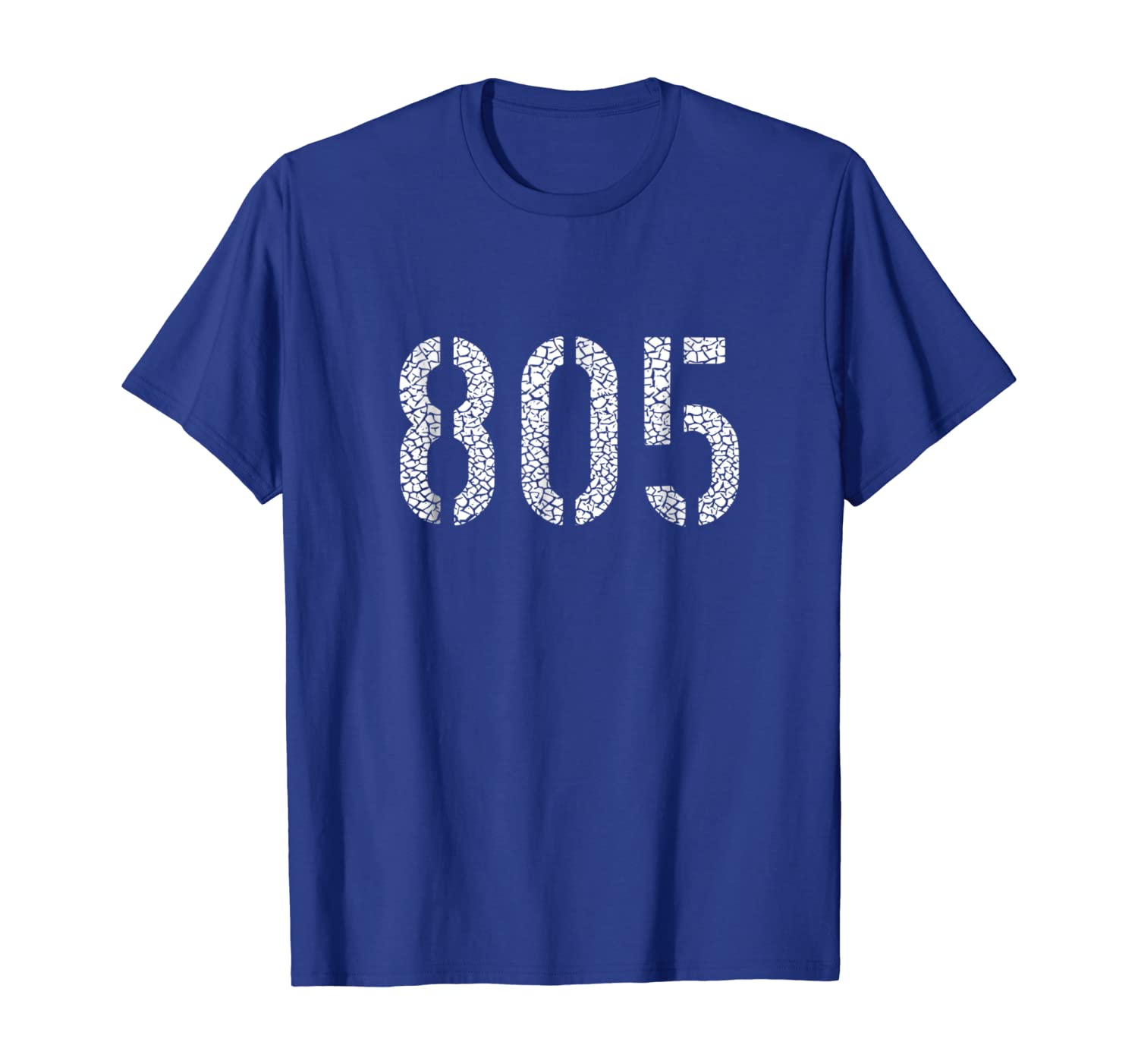 

805 - Area Code T-Shirt | Santa Barbara San Luis Obispo - CA, White;black