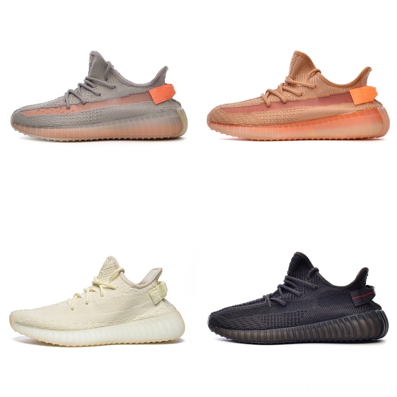 T9H0C Yecheil Yeshaya Trainer Static 350 Men KanyeWest Running Shoes 350 Tail Light Cinder Reflective glow in the dark shoe Women White-image-699368841