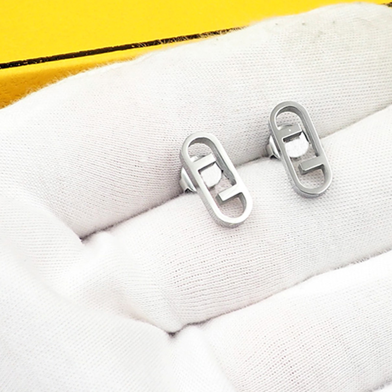 

Designer Earrings For Women Mens Jewelry Silver Earring Gold Letter Hoop F Earring Designers Stud Wedding Ear Studs Pendants Hoops New Box