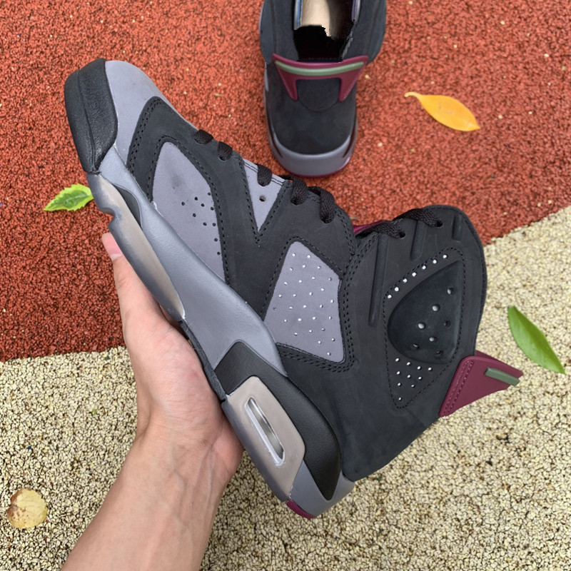 

Jumpman 6 Bordeaux mens Basketball Shoes Black Light Graphite-Dark Grey-Bordeaux Sports Sneakers Running Trainers CT8529-063