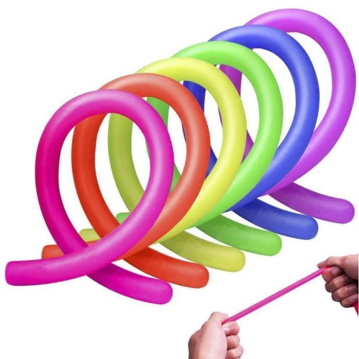 

Fidget Toys Pop Decompression Toy Monkey Noodles It Rope Stretched Soft Figet Stress TPR Noodle Stretch Children's gift Squishy C008