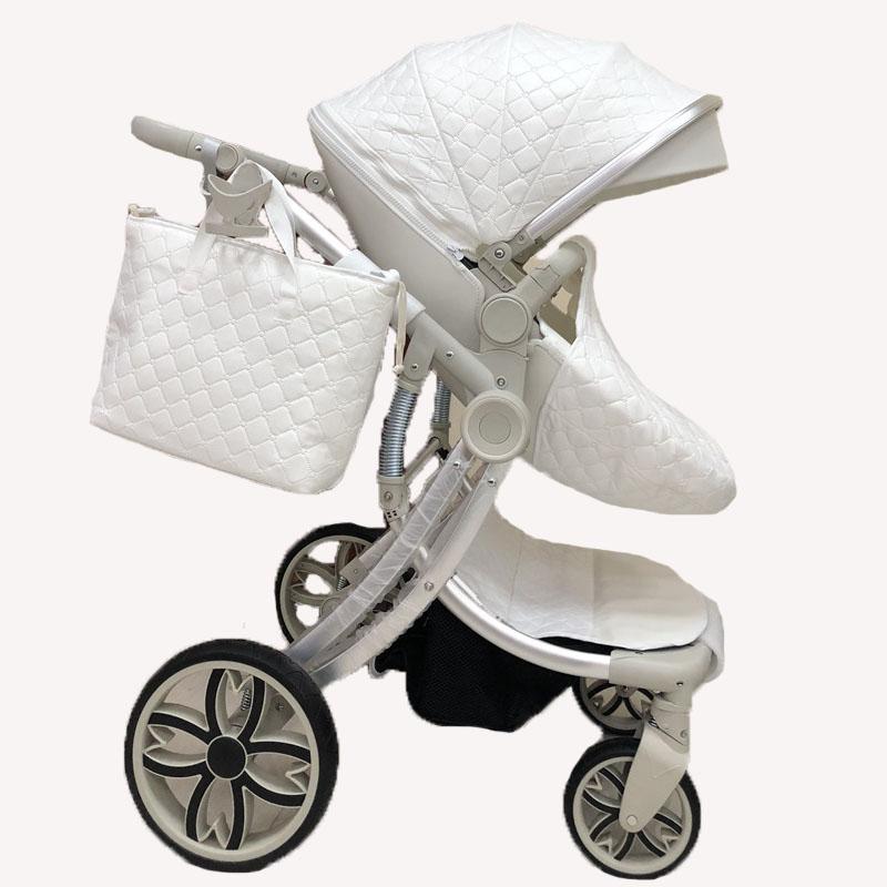 

Strollers# Sale Luxury Baby Pram Stroller Egg 3 In 1 High View With Sleeping Basket