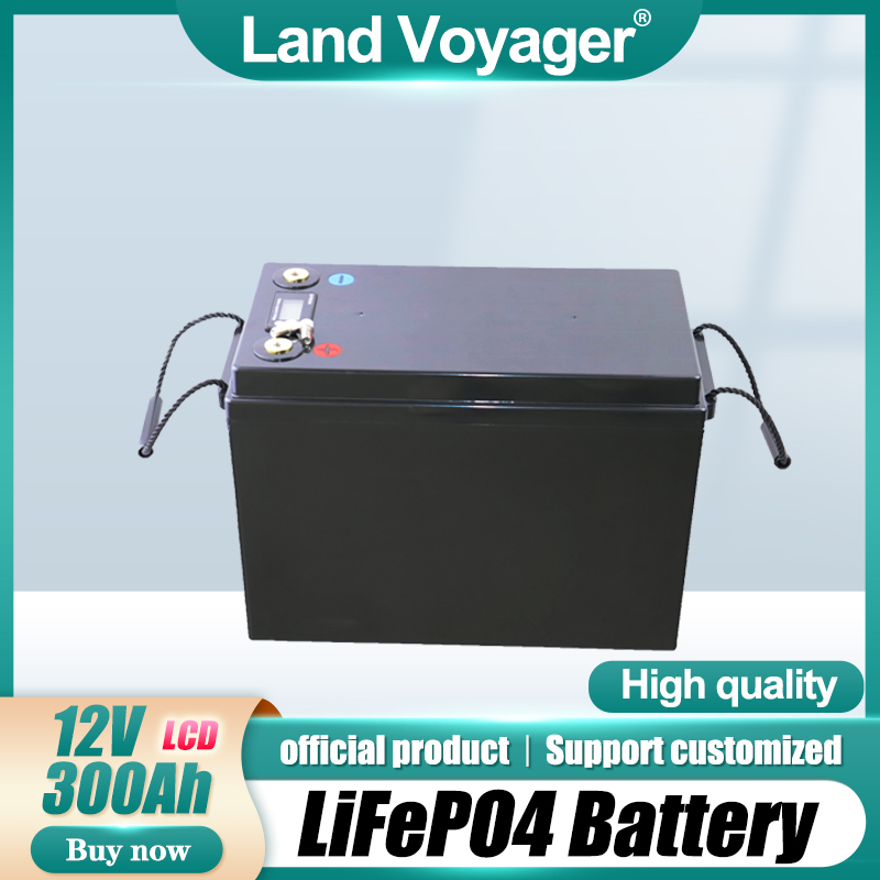 

Land Voyager 12.8V LiFePO4 battery 12V 100Ah 120Ah 150Ah 180Ah 200Ah 280Ah 300Ah Class A batteries pack is suitable for outdoor camping and picnic power generation