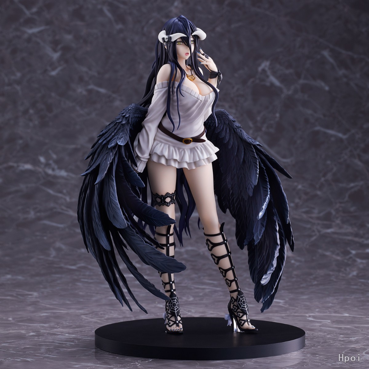 

Japanese Anime UnionCreative OVERLORD III albedo PVC Action Figure Toy Game Statue Anime figure Collectible Model Doll Gift X0522, This is only one opp bag