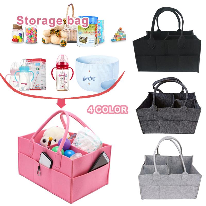 

Storage Bags Baby Diaper Wipes Bag Infant Nappy Organizer Basket Caddy Nursery Bin Polyester Durable Practical Eco-friendly 2