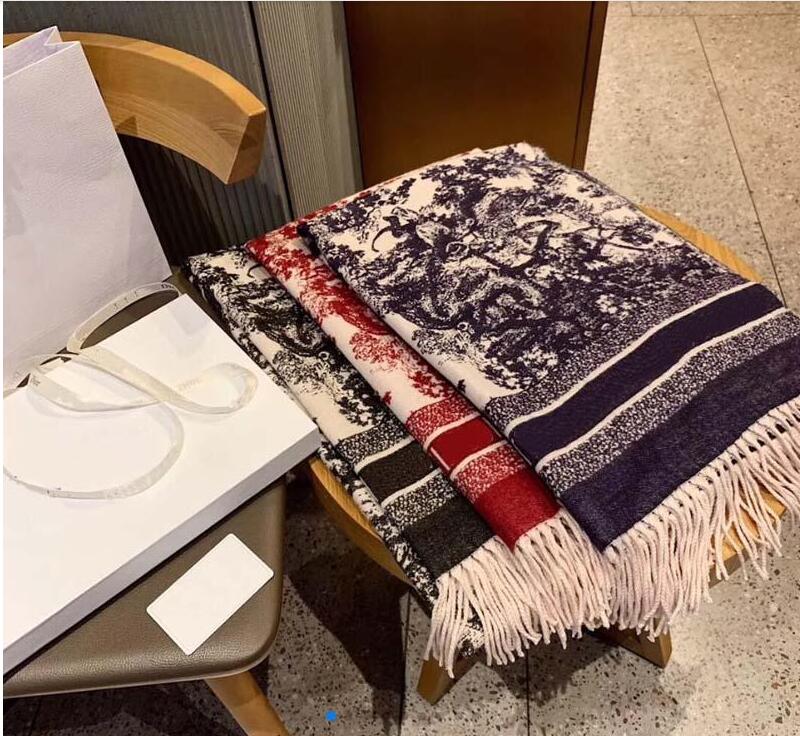 

Wholesale Cashmere Silk Scarf Designer Silken Scarves 2022 Fashion Luxury Shawl Long Neck Winter Wool Scarfs Women Scarve Bufanda Landscape Print Pashminas