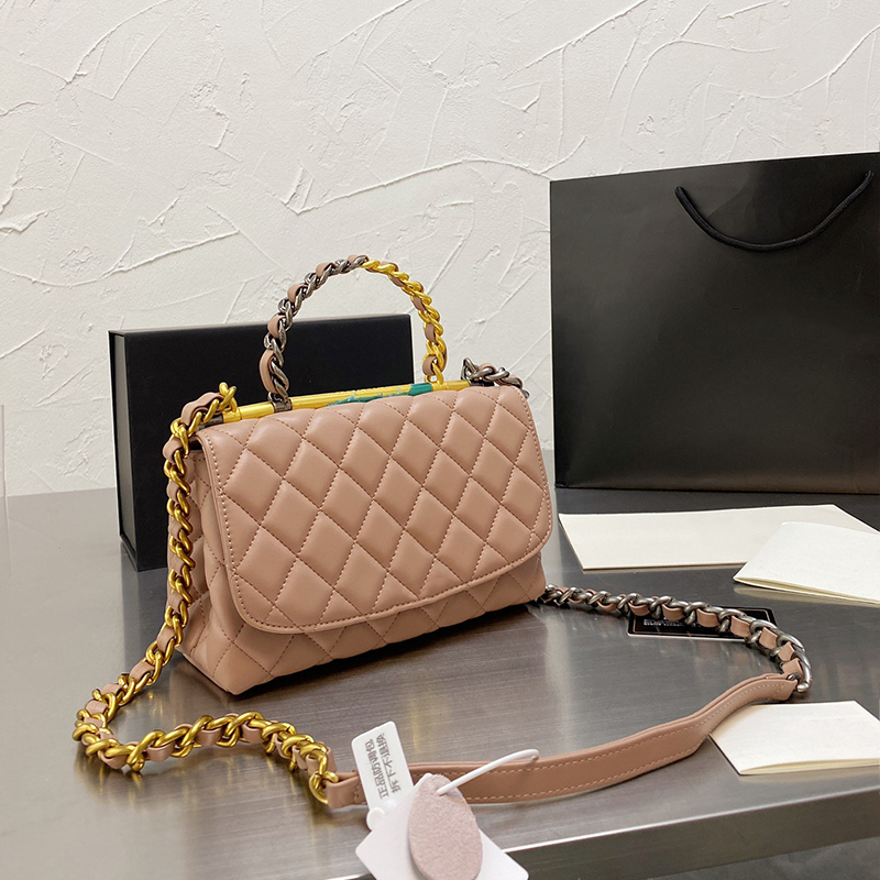

Genuine Leather Fashion Bags Women Luxury Designer Bag 2021 Handbags Purses Crossbody Shoulder Bag 21cm