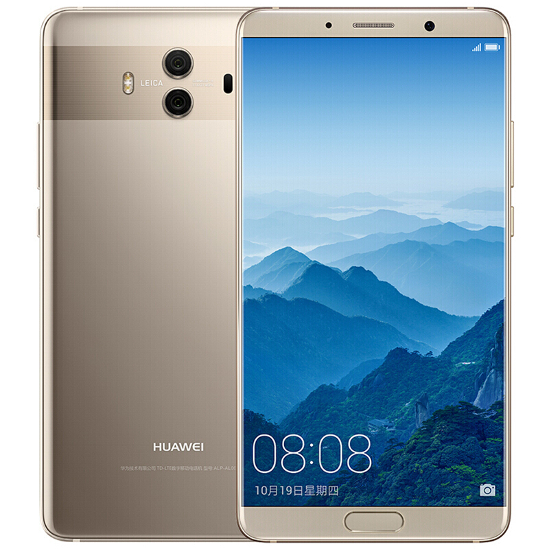 

Global Version Huawei Mate 10 4G LTE Mobile Phone 6GB RAM 128GB ROM Kirin 970 Octa Core Android 5.9" Screen 20.0MP AI NFC Fingerprint ID 4000mAh Smart Cell Phone