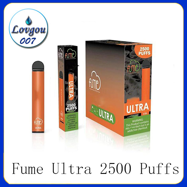 

Fume Ultra disposable e cigarettes Vape pens Pods Device 850mAh Battery 2500 Puffs Pre-filled Kit 0268213