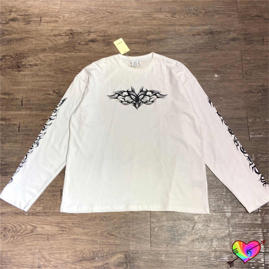 

White Long Sleeve T-shirt 2021 Men Women High Quality Tee Graphic Printed Tops Oversized