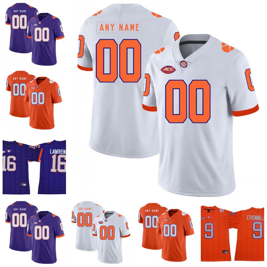 

Custom Clemson Tigers Football Jersey Lyn-J Dixon Will Shipley 20 Pace Joseph Ngata Braden Galloway Davis Allen Frank Ladson Jr Any Name Number Stitched