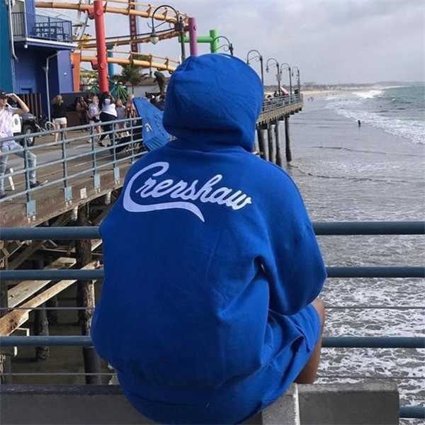 

Essentials Hooded Sweatshirt Double Line La Limited Tmc Joint Hoodie Men and Women Embroidery Jb Blue Hoody C0401, Black