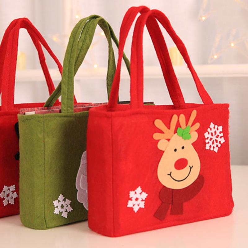 

Christmas Decorations Gift Bags Santa Claus Bag Decoration Candy Xmas,
