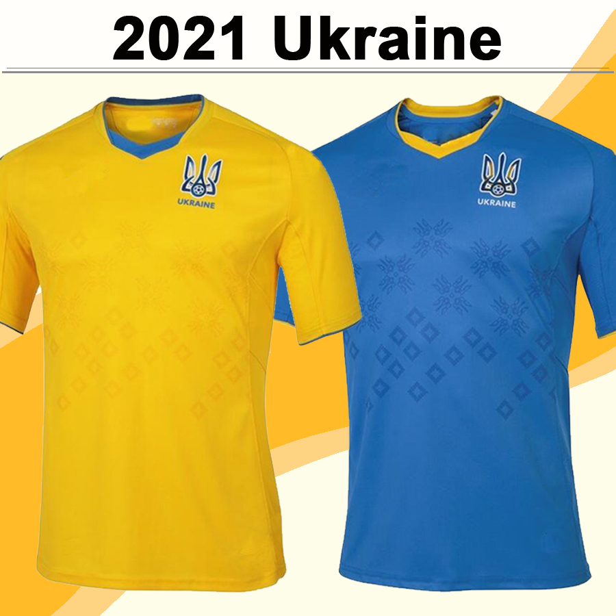 

2021 Ukraine Mens Soccer Jerseys ZINCHENKO MALINOVSKYI YARMOLENKO KONOPLYANKA Home Yellow Away Blue Football Shirt Short Sleeve Uniforms, Qm3297 2122 home --- patch