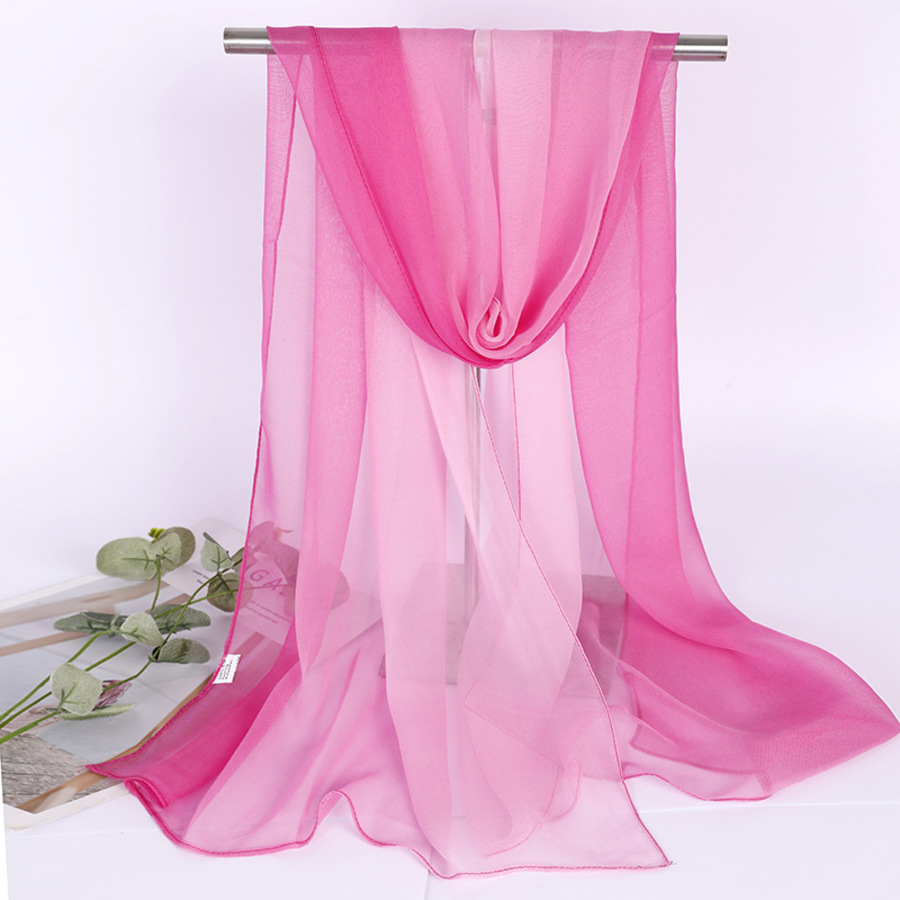 

Size Georgette Large Gradient Women's Beach Body Show Dancing Scarves BL24