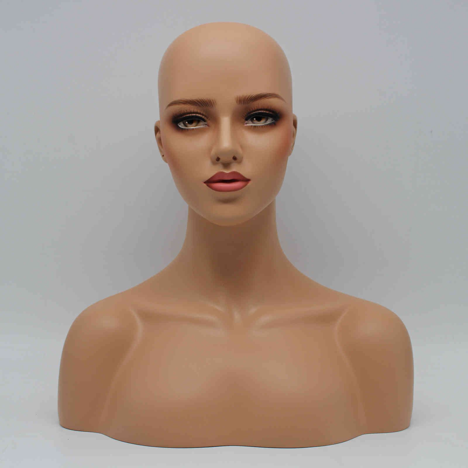 

Female Realistic Mannequin Head Sale For Wig Hast And Jewelry Display, White