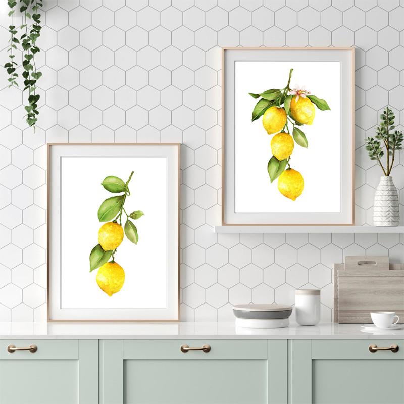 

Paintings Canvas Art Print Poster Wall Pictures For Child Room Nursery Fruit Kitchen Home Decoration On