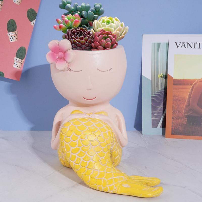 

Cute Succulent Planter Plant Pot Flower Holder Indoor Small Vases