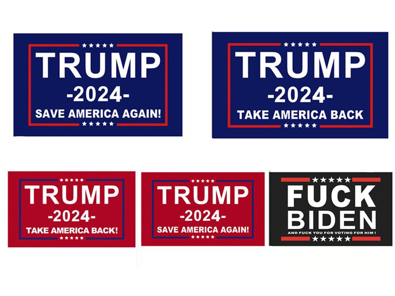 3x5 pies Donald Trump Flag 2024 Banner de elección Mantenga a Estados Unidos