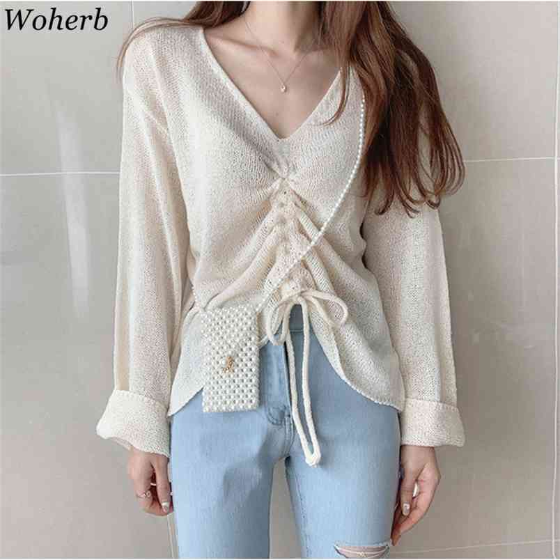 

Women Thin Cover Up Casual Summer Sun Protection Clothes Female Pleated Shirt Clothing Tops Woman Covers Blusa 210519, Pale pinkish gray