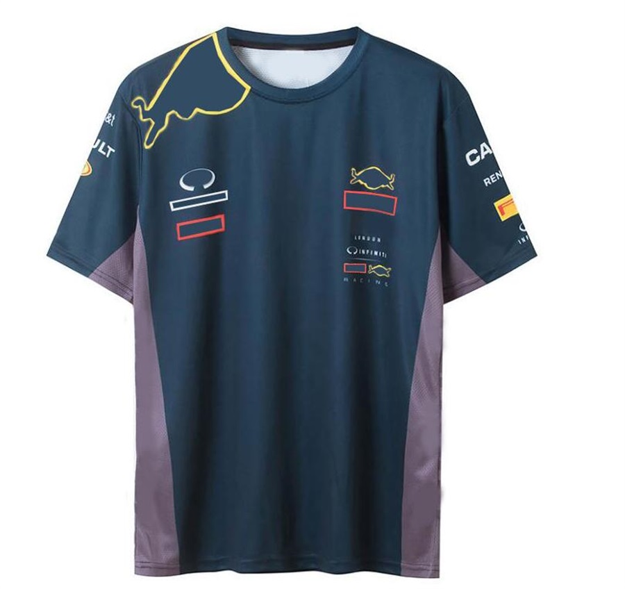 

F1 downhill cross-country T-shirt cycling jersey summer mountain bike off-road Formula One Racing Service Car Rally Suit Short Sleeve T-Shirt