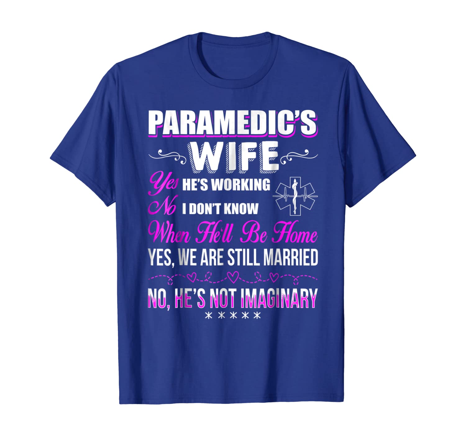

paramedic t-shirt, paramedic wife shirt, White;black