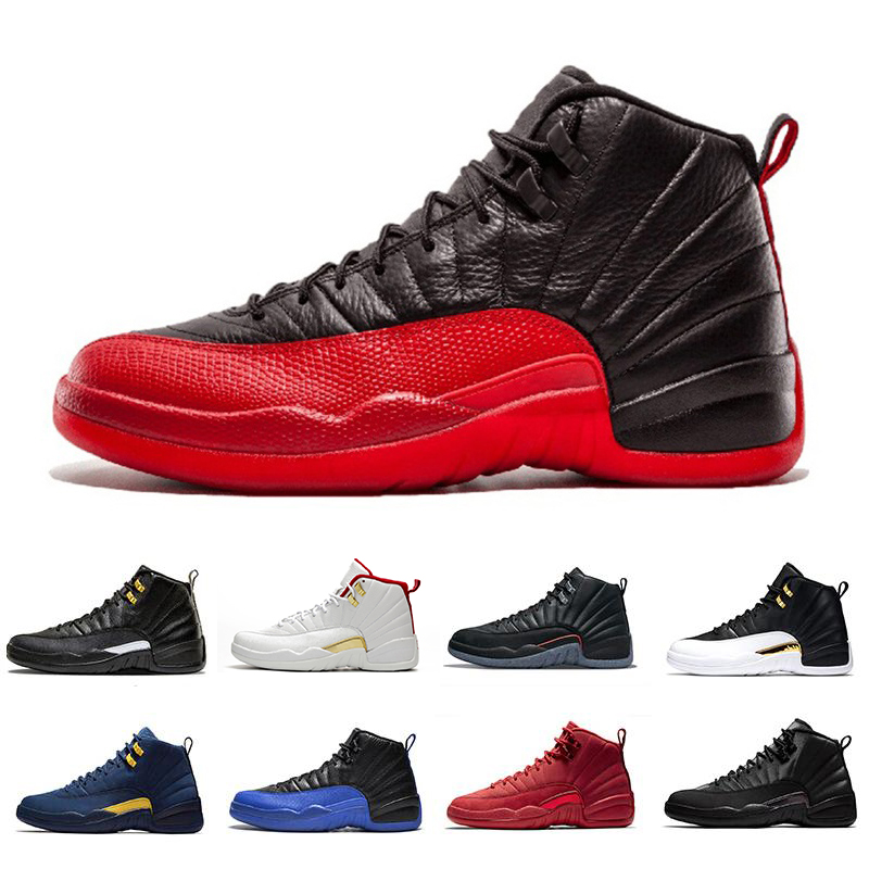 

Flu Game 12 Twist 12s mens basketball shoes high quality Winterized Utility University Gold Gym Red Dark Concord Royalty men trainers sports sneakers 7-13, Pay for box
