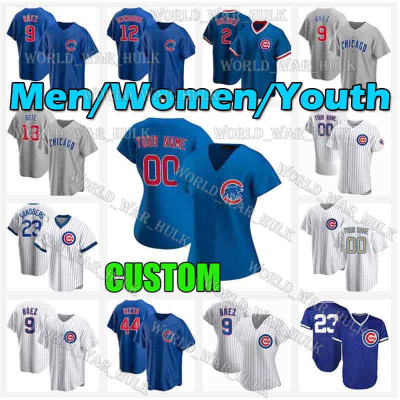 

Chicago Cubs Jerseys 9 Javier Baez 44 Anthony Rizzo 23 Ryne Sandberg 17 Kris Bryant 12 Kyle Schwarber Jersey 8 Andre Dawson Custom, Blue;black