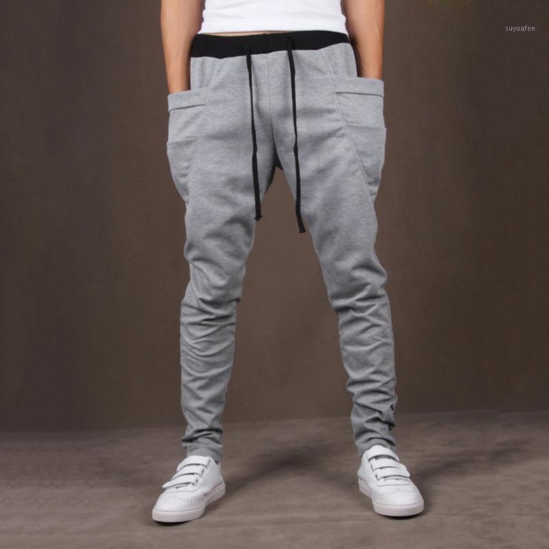 

Men's Pants Mens Joggers Casual Fitness Men Sportswear Tracksuit Bottoms Big Pockets Sweatpants Trousers Black Gyms Jogger Track