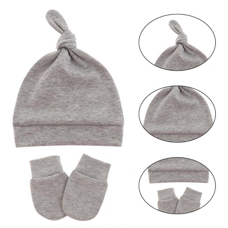 

Caps & Hats 2Pcs/Set Infant Cap Full Finger No Pungent Smell Thin Lovely Baby Hat Mitten Set Gloves For Outdoor, Yellow