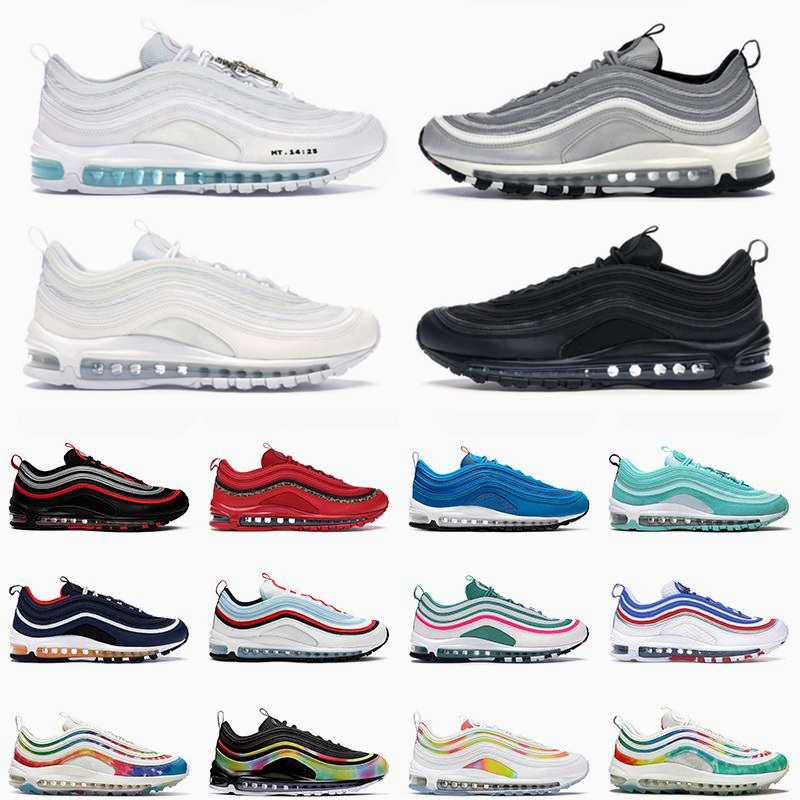 

97OG Running Shoes Magma Orange Men Womens Triple white black Volt Neon Seoul UNDEFEATED Worldwide Tropical Twist Sports Sneakers Trainers, 42