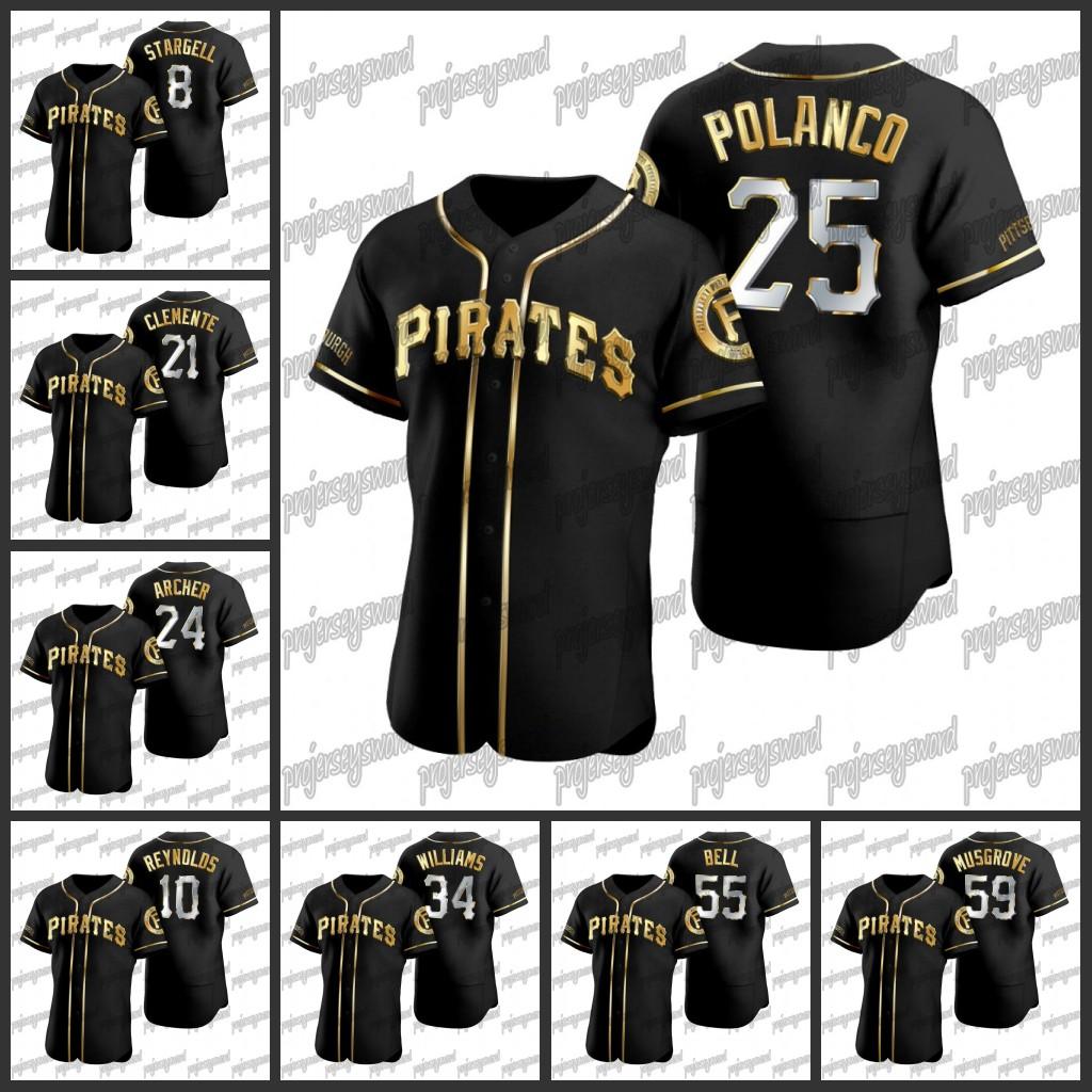 

Black Gold Jersey Josh Bell Joe Musgrove Chris Archer Trevor Williams Willie Stargell Bill Mazeroski Bryan Reynolds Chris Archer, Blue;black