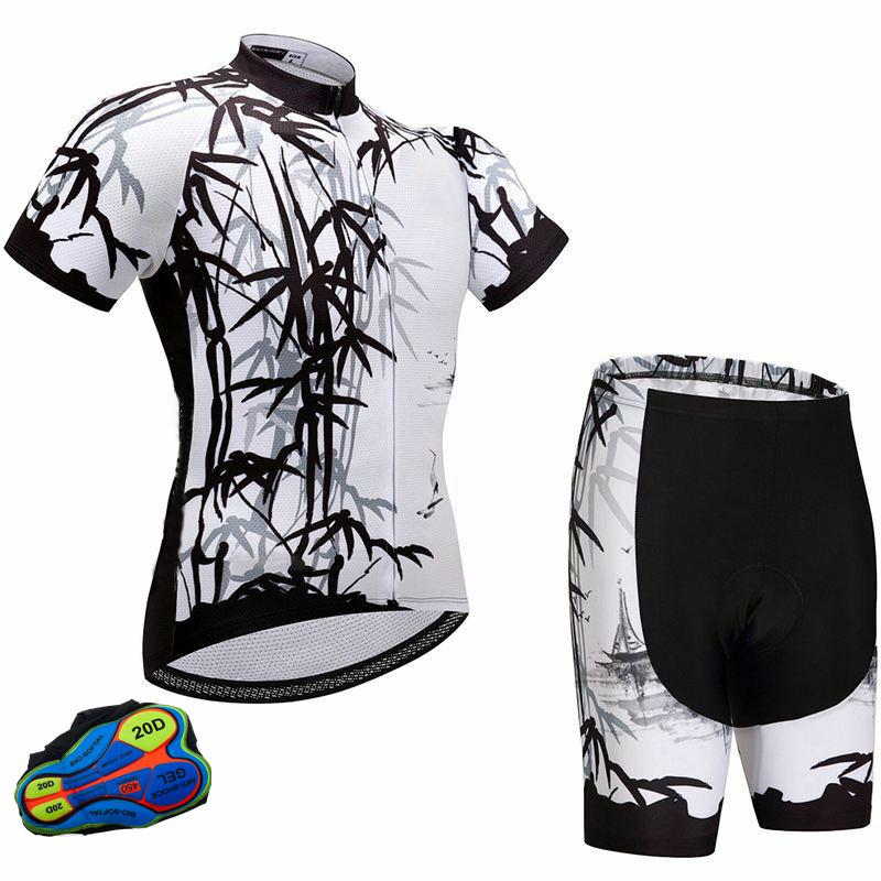 

racing sets cycling jersey set breathable professionally bicycle men clothing clothes bib shorts suits bike wear jerseys, Black;blue