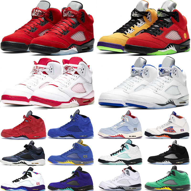 

Basketball Shoes Raging Bull What The 5s 5 Sail Metallic Oregon Fire Red Alternate Ice Blue TOP 3 Pink Foam sports sneakers trainers outdoor
