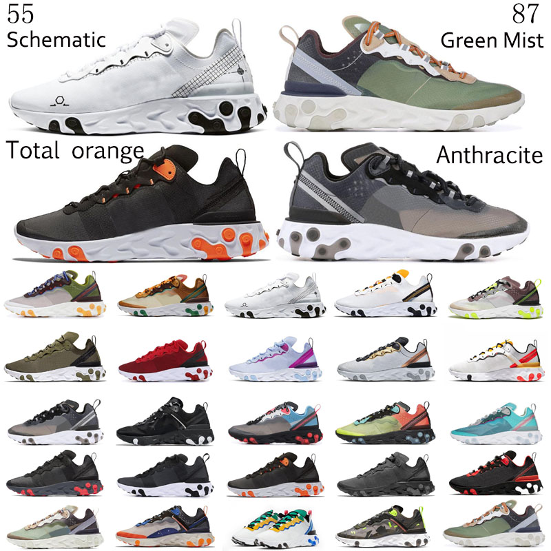 

2021 React 55 87 Running Shoes Vision Chaussures Type N354 Gore-Tex Element Men Women Honeycom Bred Mens Womens Trainers Sports Sneakers