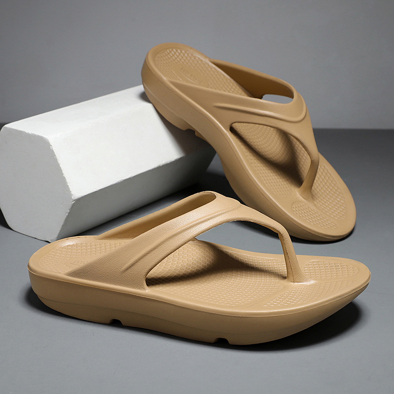 

Flat Sandals Breathable and lightweight Classic Beach slippers Lady Gentlemen Flip Flops flip-flops soft bottom Men Women, A1