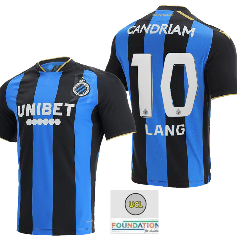 

Club Brugge 21-22 Home soccer jersey 2021 2022 KOSSOUNOU MATA De Ketelaere LANG VANAKEN football shirts thailand quality, Home+patch