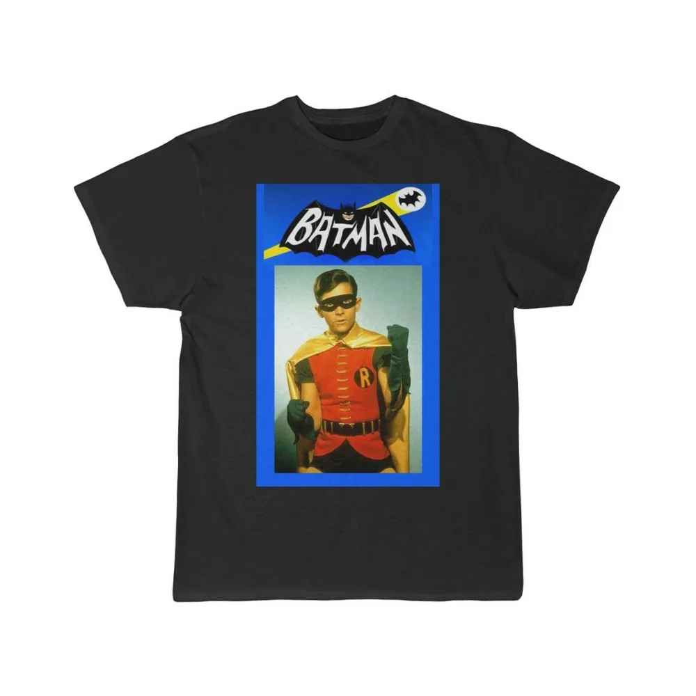 

BATMAN 1966 TV Show Robin Short Sleeve Tee, White;black