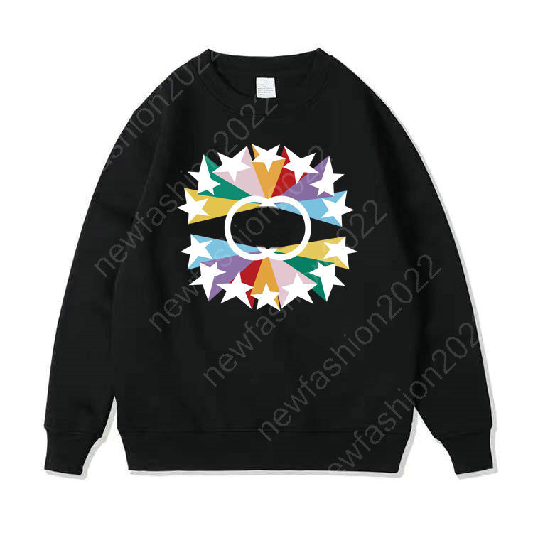 

High Street Fashion Tide Cactus Jack Hoodies Designer Autumn and Winter Travis Scott Fleece Sweatshirt Hoodie Interlocking G star burst prin, Black