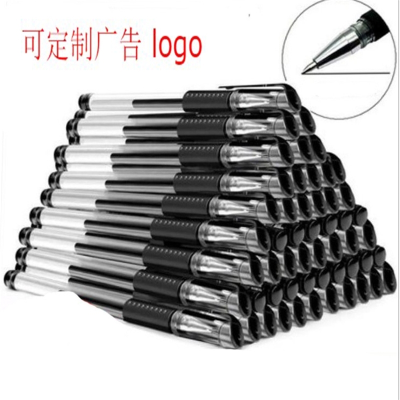 

Advertising European standard neutral bullet office plastic signature student pen