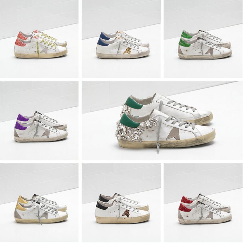 

Italian brand sneakers BALL STAR classic white distressed dirty shoes goose designer Superstar men and women casual shoes G33MS590 pl PsJ, 0aaa high quality plus original box