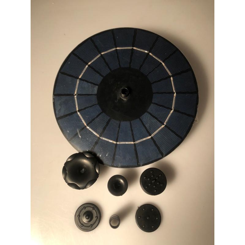 

3.5W Upgraded Version Of Solar Fountain 4 In 1 Bird Bath Suitable For Gardens, Courtyards, Ponds,Fish Tank Garden Decorations