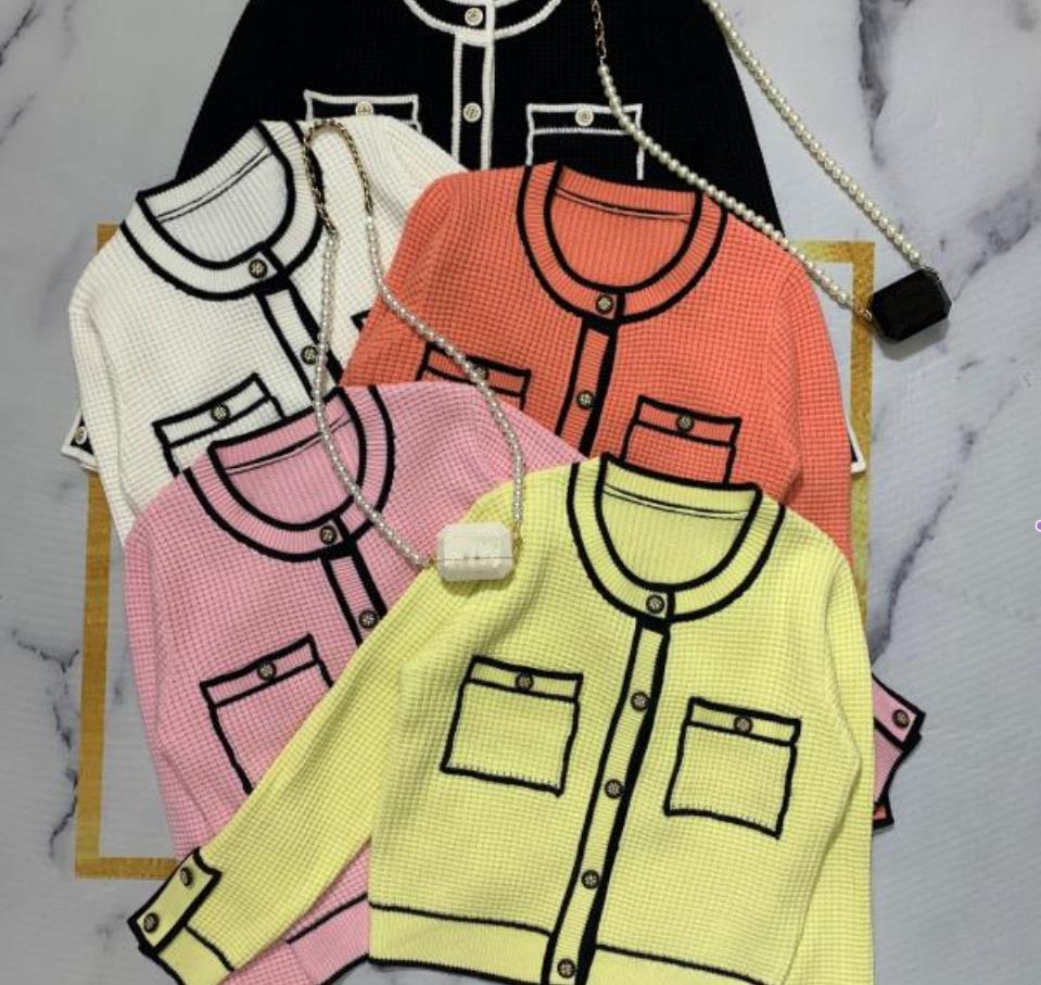

5color Women Cardigan Elegant Ladies Winter SweaterKnitted Winter Outfit Cowl Neck Coat Keep warm in autumn and winter designer Top, Orange