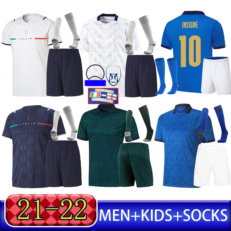 

BONUCCI ItaLY INSIGNE Soccer Jerseys 2021 22 Italie VERRATTI JORGINHO maillots foot IMMOBILE CHIESA BARELLA DONNARUMMA Italia Football shirt, Black