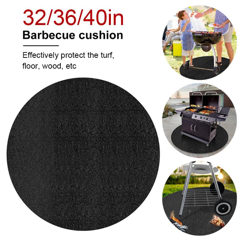 

Outdoor Pads Fire Pit Mat BBQ Fireproof Heat Resistant Washable Floor Protection Pad Camping Picnic Cloth Insulation Cushion Ground Protecto