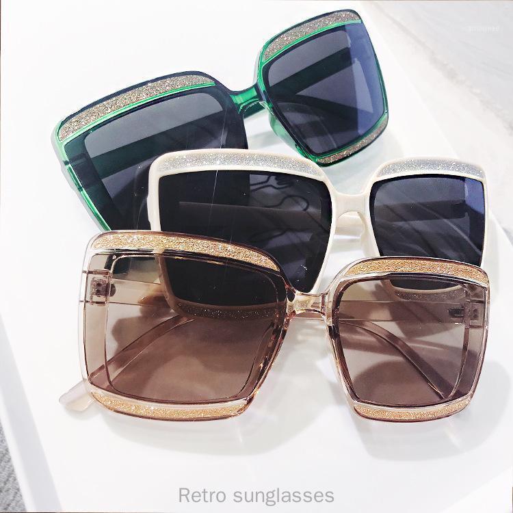 

Sunglasses Pink Square Women 2021 Fashion Driving Gradient Oversize Sun Glasses Female Lady Men Shades FML1