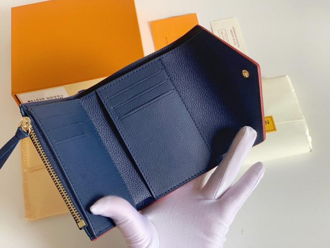 

6 Fashion Mens Classic Men Wallet Stripes Textured Wallet Multiple Bifold Short Small Wallets With Box, Red;black