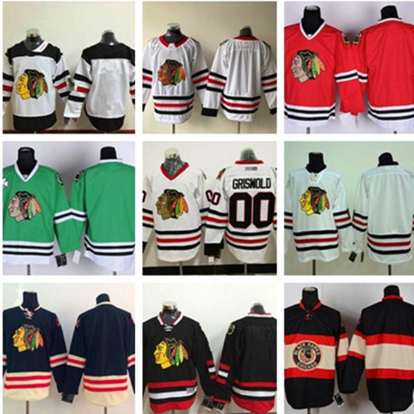 

Custom Chicago Blackhawks Hockey Jerseys 19 Jonathan Toews 88 Patrick Kane 2 Duncan Keith Clark Griswold Brandon Saad 50 Corey Crawford Jersey, Colour 7