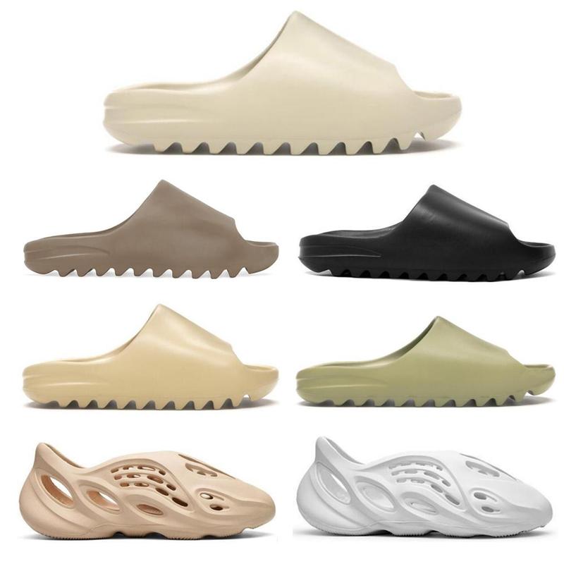 

Fashion Men Women Slippers Resin Desert Sand Triple White Black Cheap Flip Flops Mens Sandals Foam Runner Size 36 -45, Item 7