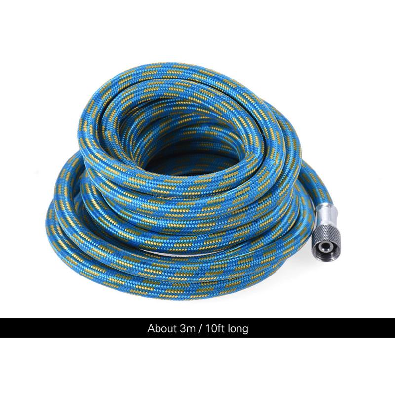 

Gift Sets Paint Art 3m / 10ft Premium Nylon Braided Airbrush Hose With Standard 1/8" Size Fittings On Both Ends Supplies